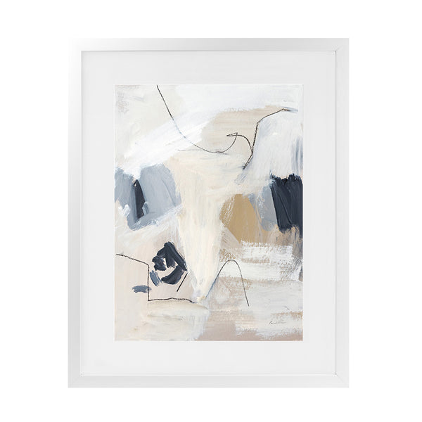 Shop Neutral Abstract II Art Print-Abstract, Neutrals, Portrait, Rectangle, View All, WA-framed painted poster wall decor artwork