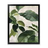 Shop Tropical Study II Crop Art Print-Botanicals, Green, Portrait, Rectangle, View All, WA-framed painted poster wall decor artwork
