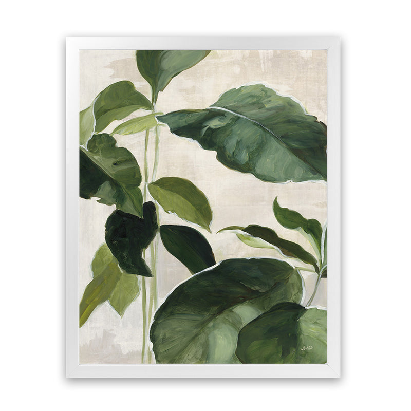 Shop Tropical Study II Crop Art Print-Botanicals, Green, Portrait, Rectangle, View All, WA-framed painted poster wall decor artwork