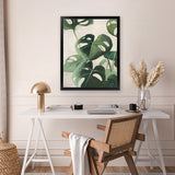 Shop Tropical Study IV Crop Art Print-Botanicals, Green, Portrait, Rectangle, View All, WA-framed painted poster wall decor artwork