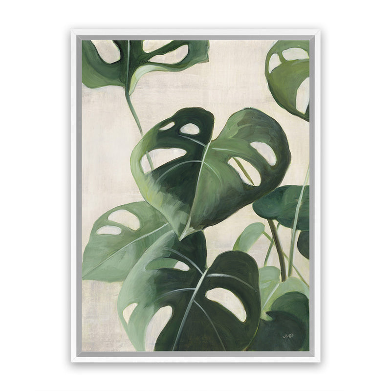 Shop Tropical Study IV Crop Canvas Art Print-Botanicals, Green, Portrait, Rectangle, View All, WA-framed wall decor artwork