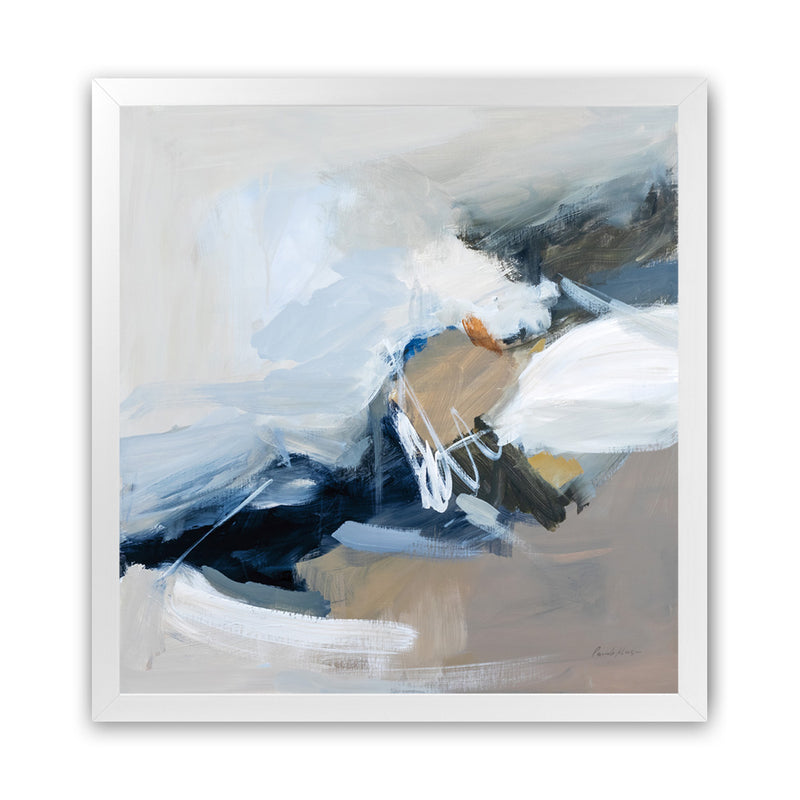 Shop Surfacing (Square) Art Print-Abstract, Blue, Grey, Square, View All, WA-framed painted poster wall decor artwork