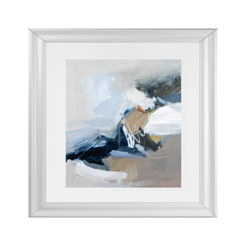 Shop Surfacing (Square) Art Print-Abstract, Blue, Grey, Square, View All, WA-framed painted poster wall decor artwork