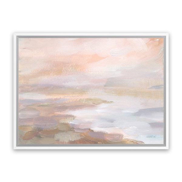 Shop Sunrise Coast Canvas Art Print-Abstract, Horizontal, Neutrals, Rectangle, View All, WA-framed wall decor artwork