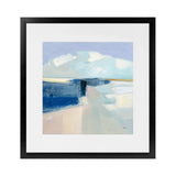 Shop Sand and Sky (Square) Art Print-Abstract, Blue, Square, View All, WA-framed painted poster wall decor artwork