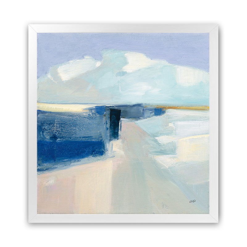 Shop Sand and Sky (Square) Art Print-Abstract, Blue, Square, View All, WA-framed painted poster wall decor artwork