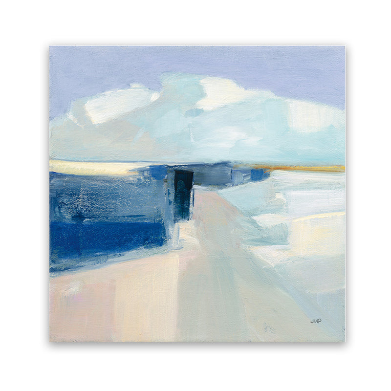 Shop Sand and Sky (Square) Art Print-Abstract, Blue, Square, View All, WA-framed painted poster wall decor artwork