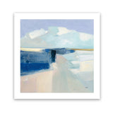 Shop Sand and Sky (Square) Art Print-Abstract, Blue, Square, View All, WA-framed painted poster wall decor artwork