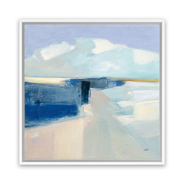 Shop Sand and Sky (Square) Canvas Art Print-Abstract, Blue, Square, View All, WA-framed wall decor artwork