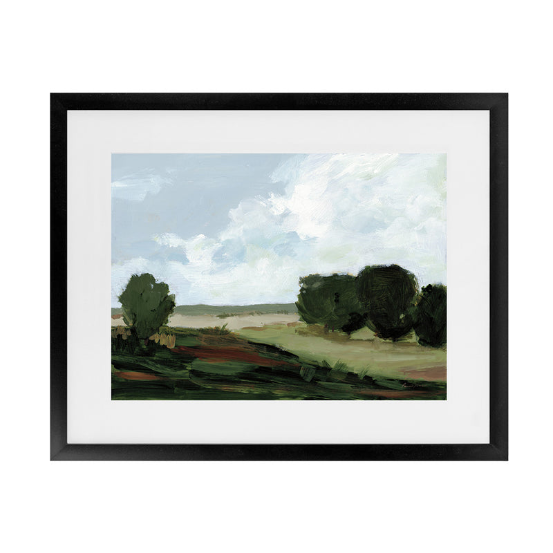 Shop Green Grove Art Print-Abstract, Green, Horizontal, Rectangle, View All, WA-framed painted poster wall decor artwork
