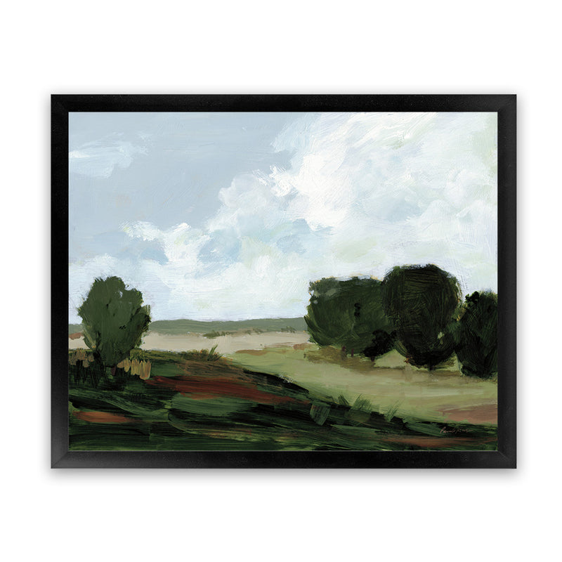 Shop Green Grove Art Print-Abstract, Green, Horizontal, Rectangle, View All, WA-framed painted poster wall decor artwork