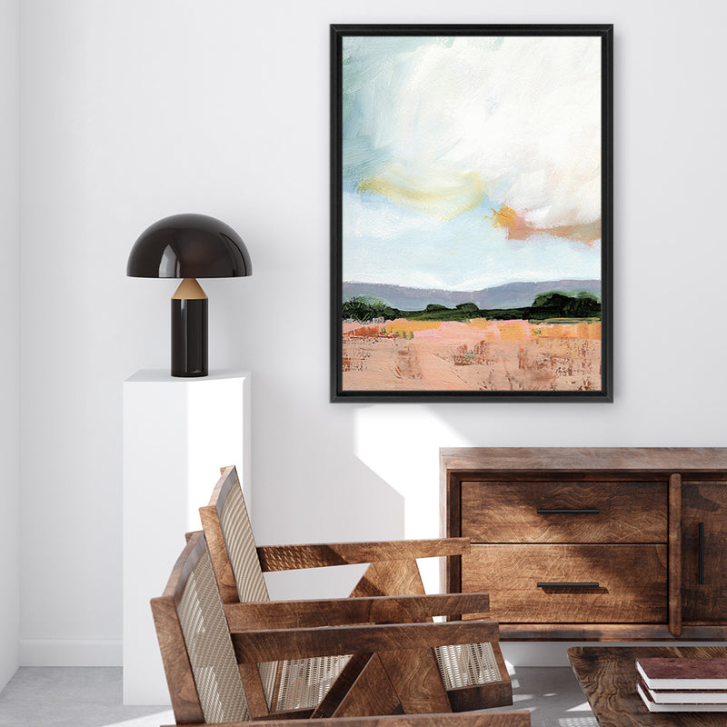 Shop Sky Reflection Canvas Art Print-Abstract, Brown, Portrait, Rectangle, View All, WA-framed wall decor artwork