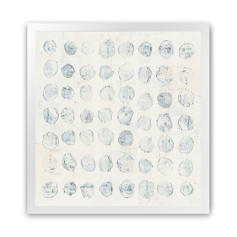 Shop Circles on White (Square) Art Print-Abstract, Neutrals, Square, View All, WA-framed painted poster wall decor artwork