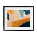 Shop Golden Gate Art Print-Abstract, Blue, Horizontal, Orange, Rectangle, View All, WA-framed painted poster wall decor artwork