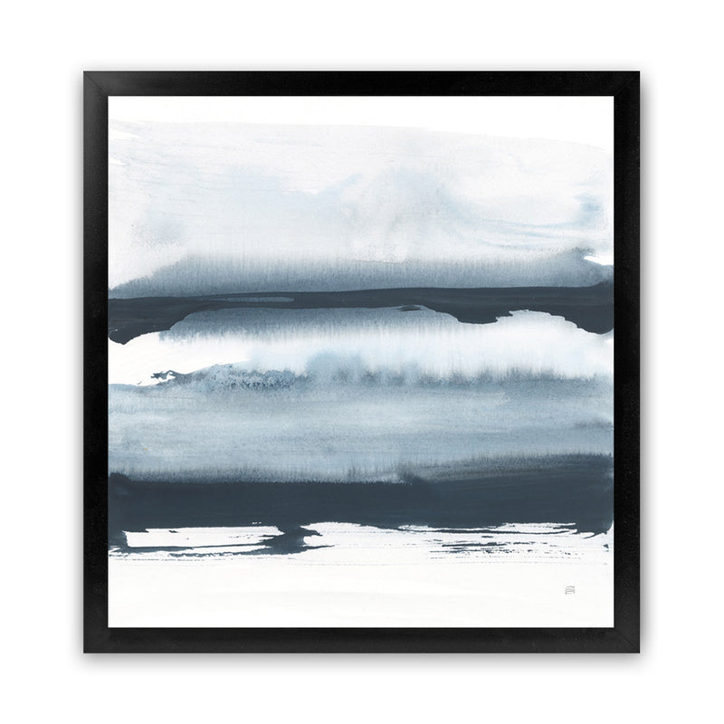 Shop Waterway Minimalism II (Square) Art Print-Abstract, Blue, Square, View All, WA-framed painted poster wall decor artwork