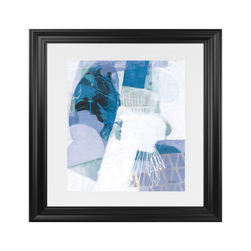 Shop Abstract Layers III Blue (Square) Art Print-Abstract, Blue, Purple, Square, View All, WA-framed painted poster wall decor artwork