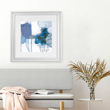 Shop Abstract Layers IV Blue (Square) Art Print-Abstract, Blue, Purple, Square, View All, WA-framed painted poster wall decor artwork