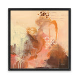 Shop Abstract Layers II Sunrise (Square) Canvas Art Print-Abstract, Orange, Square, View All, WA-framed wall decor artwork