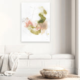 Shop Palette of Spring I Canvas Art Print-Abstract, Green, Portrait, Rectangle, View All, WA, White-framed wall decor artwork