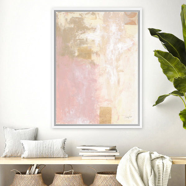 Shop Afternoon VI Canvas Art Print-Abstract, Neutrals, Pink, Portrait, Rectangle, View All, WA-framed wall decor artwork