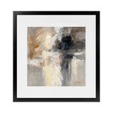 Shop Wings (Square) Art Print-Abstract, Black, Grey, Square, View All, WA-framed painted poster wall decor artwork