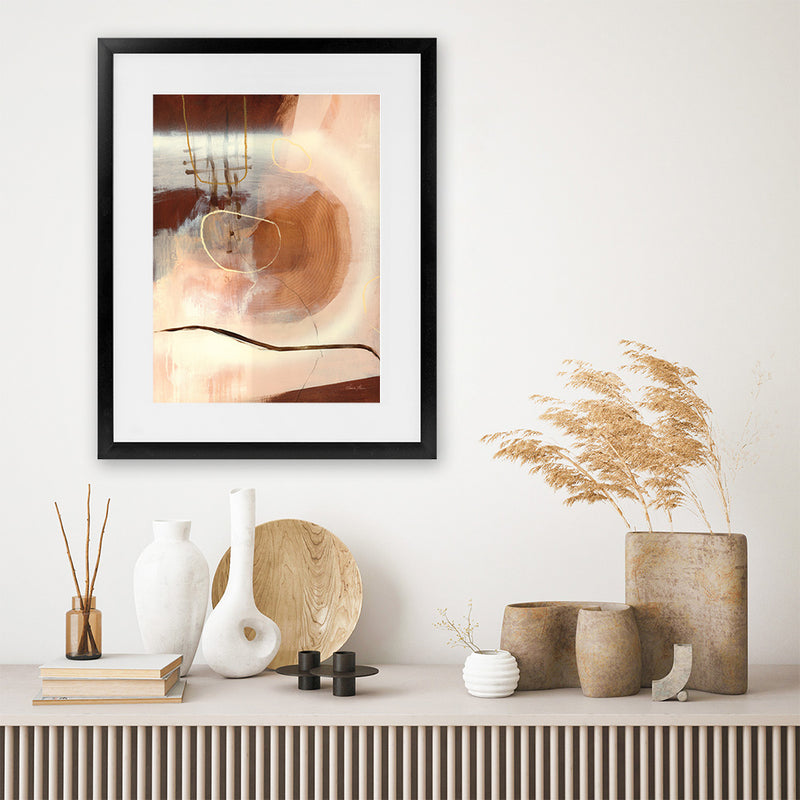 Shop Sticks and Stones Art Print-Abstract, Brown, Portrait, Rectangle, View All, WA-framed painted poster wall decor artwork