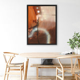 Shop Walking in the Woods Canvas Art Print-Abstract, Brown, Portrait, Rectangle, View All, WA-framed wall decor artwork