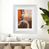 Shop Walking in the Woods Art Print-Abstract, Brown, Portrait, Rectangle, View All, WA-framed painted poster wall decor artwork