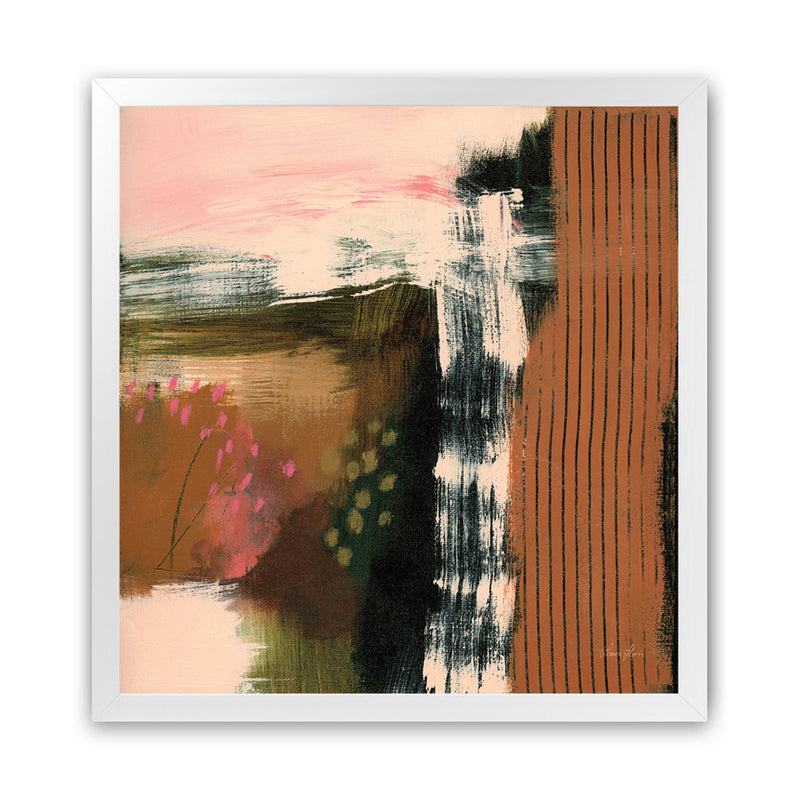 Shop Embankment (Square) Art Print-Abstract, Brown, Square, View All, WA-framed painted poster wall decor artwork