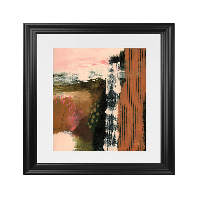 Shop Embankment (Square) Art Print-Abstract, Brown, Square, View All, WA-framed painted poster wall decor artwork