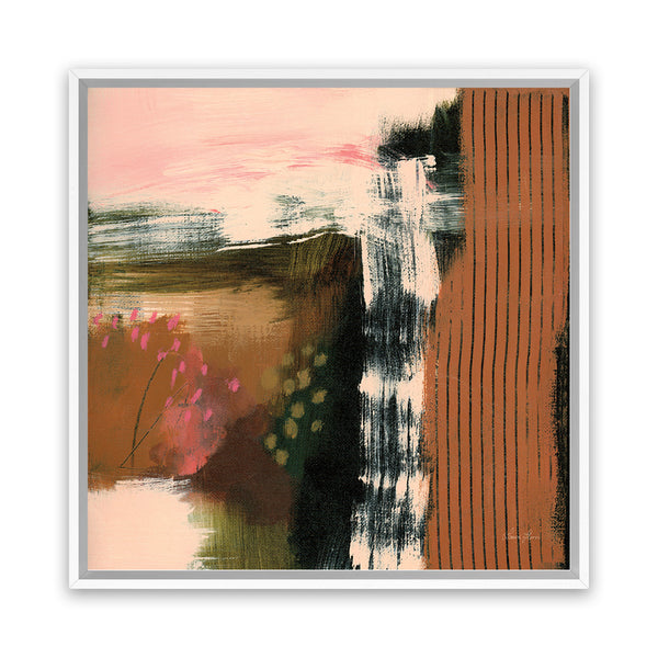 Shop Embankment (Square) Canvas Art Print-Abstract, Brown, Square, View All, WA-framed wall decor artwork