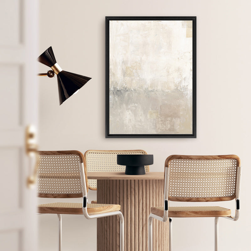 Shop Gray Morning Light II Canvas Art Print-Abstract, Neutrals, Portrait, Rectangle, View All, WA-framed wall decor artwork