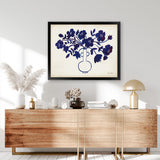 Shop Modern Blue I Art Print-Blue, Florals, Horizontal, Rectangle, View All, WA-framed painted poster wall decor artwork