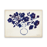Shop Modern Blue I Canvas Art Print-Blue, Florals, Horizontal, Rectangle, View All, WA-framed wall decor artwork