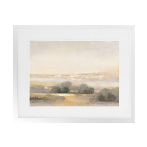 Shop Atmospheric Neutral Art Print-Abstract, Horizontal, Landscape, Neutrals, Rectangle, View All, WA-framed painted poster wall decor artwork