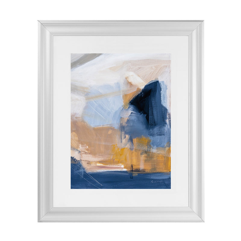 Shop Riverbank Crop Art Print-Abstract, Blue, Portrait, Rectangle, View All, WA-framed painted poster wall decor artwork