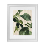 Shop Tropical Study II Linen Art Print-Botanicals, Green, Portrait, Rectangle, View All, WA-framed painted poster wall decor artwork
