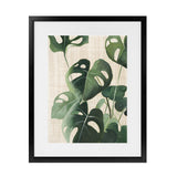 Shop Tropical Study IV Linen Art Print-Botanicals, Green, Portrait, Rectangle, View All, WA-framed painted poster wall decor artwork