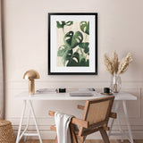 Shop Tropical Study IV Linen Art Print-Botanicals, Green, Portrait, Rectangle, View All, WA-framed painted poster wall decor artwork