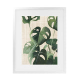 Shop Tropical Study IV Linen Art Print-Botanicals, Green, Portrait, Rectangle, View All, WA-framed painted poster wall decor artwork