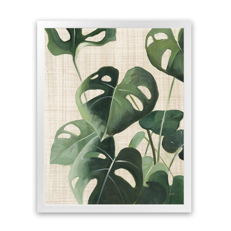 Shop Tropical Study IV Linen Art Print-Botanicals, Green, Portrait, Rectangle, View All, WA-framed painted poster wall decor artwork