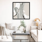 Shop Touch of Gray IV (Square) Canvas Art Print-Abstract, Grey, Square, View All, WA-framed wall decor artwork