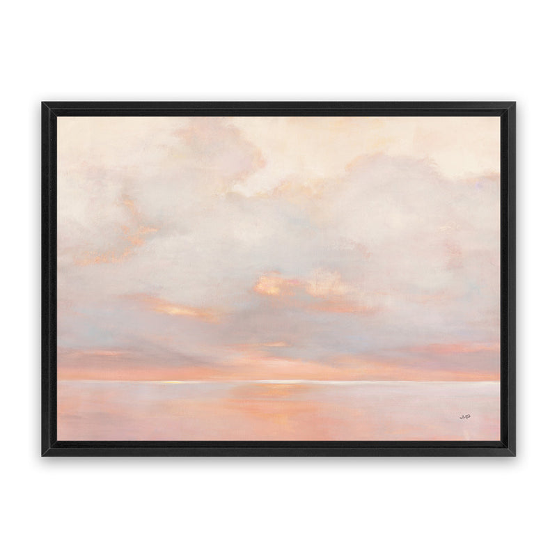 Shop Glint on the Horizon Canvas Art Print-Abstract, Horizontal, Pink, Rectangle, View All, WA-framed wall decor artwork