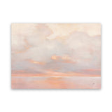 Shop Glint on the Horizon Canvas Art Print-Abstract, Horizontal, Pink, Rectangle, View All, WA-framed wall decor artwork