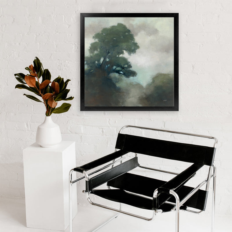 Shop Shape of the Valley (Square) Art Print-Abstract, Green, Square, View All, WA-framed painted poster wall decor artwork