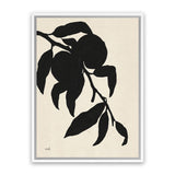 Shop Peach I Canvas Art Print-Black, Botanicals, Portrait, Rectangle, View All, WA-framed wall decor artwork