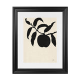 Shop Peach II Art Print-Black, Botanicals, Portrait, Rectangle, View All, WA-framed painted poster wall decor artwork