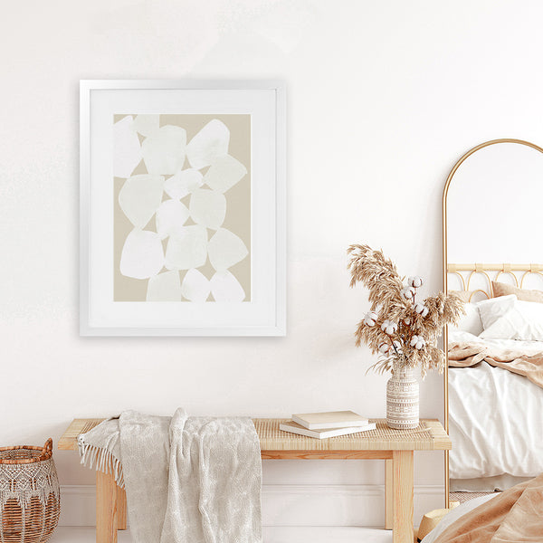 Shop Boho Beautiful II Neutral Art Print-Abstract, Neutrals, Portrait, Rectangle, View All, WA-framed painted poster wall decor artwork