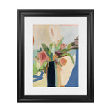 Shop Black Vase Art Print-Blue, Botanicals, Portrait, Rectangle, View All, WA-framed painted poster wall decor artwork