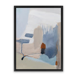Shop Transitions II Canvas Art Print-Abstract, Blue, Neutrals, Portrait, Rectangle, View All, WA-framed wall decor artwork